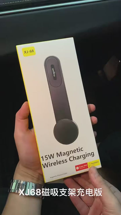 MagSafe Manyetik Kablosuz Şarjlı Katlanabilir Araç Telefon Tutucu – Navigasyon için