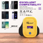 American British and European private model QC3.0 120W high-power fast charging charger Full protocol mobile phone charging head - Görsel 2