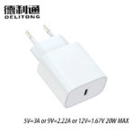 The new European PD20W charging head for cross-border e-commerce is suitable for Apple charging head TYPE-C single-port charger - Görsel 5