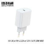 The new European PD20W charging head for cross-border e-commerce is suitable for Apple charging head TYPE-C single-port charger - Görsel 3